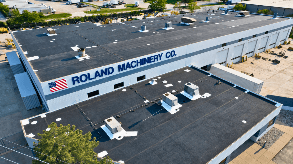 Commercial EPDM Roof Repair Leaks Roland Machinery