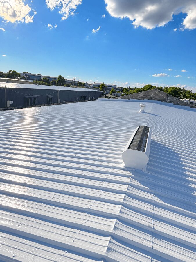 Commercial Metal Roof Coatings After