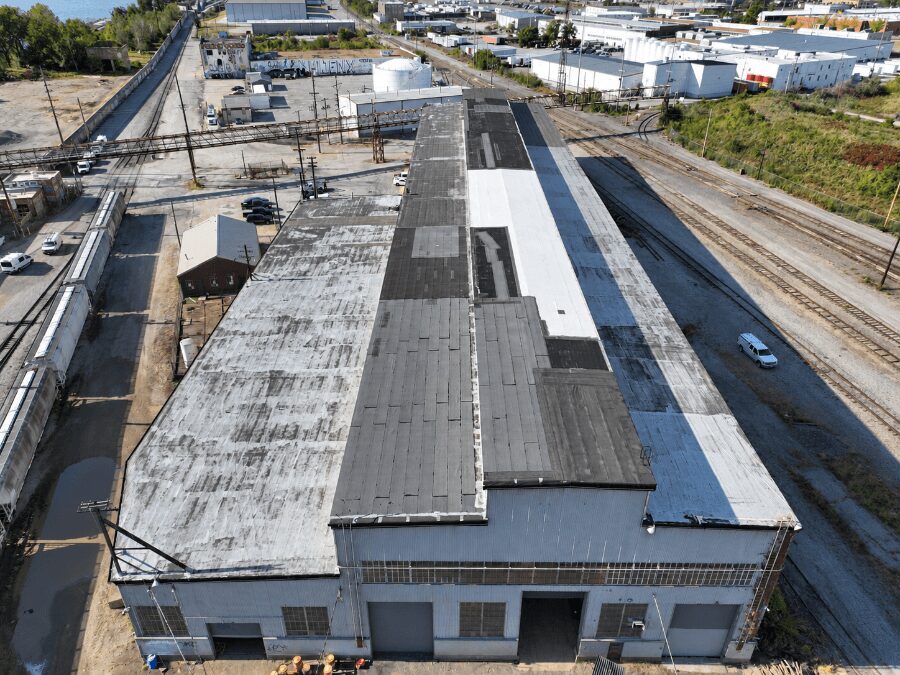 Commercial Roof Restoration Before