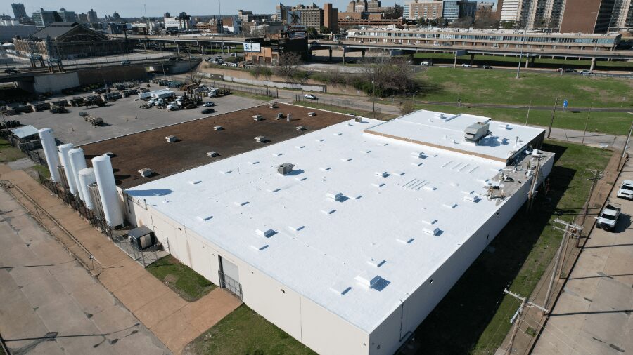 Commercial Roof Restoration After