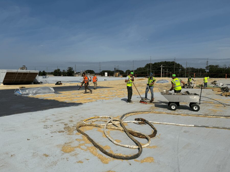 Commercial Roof Restoration Before