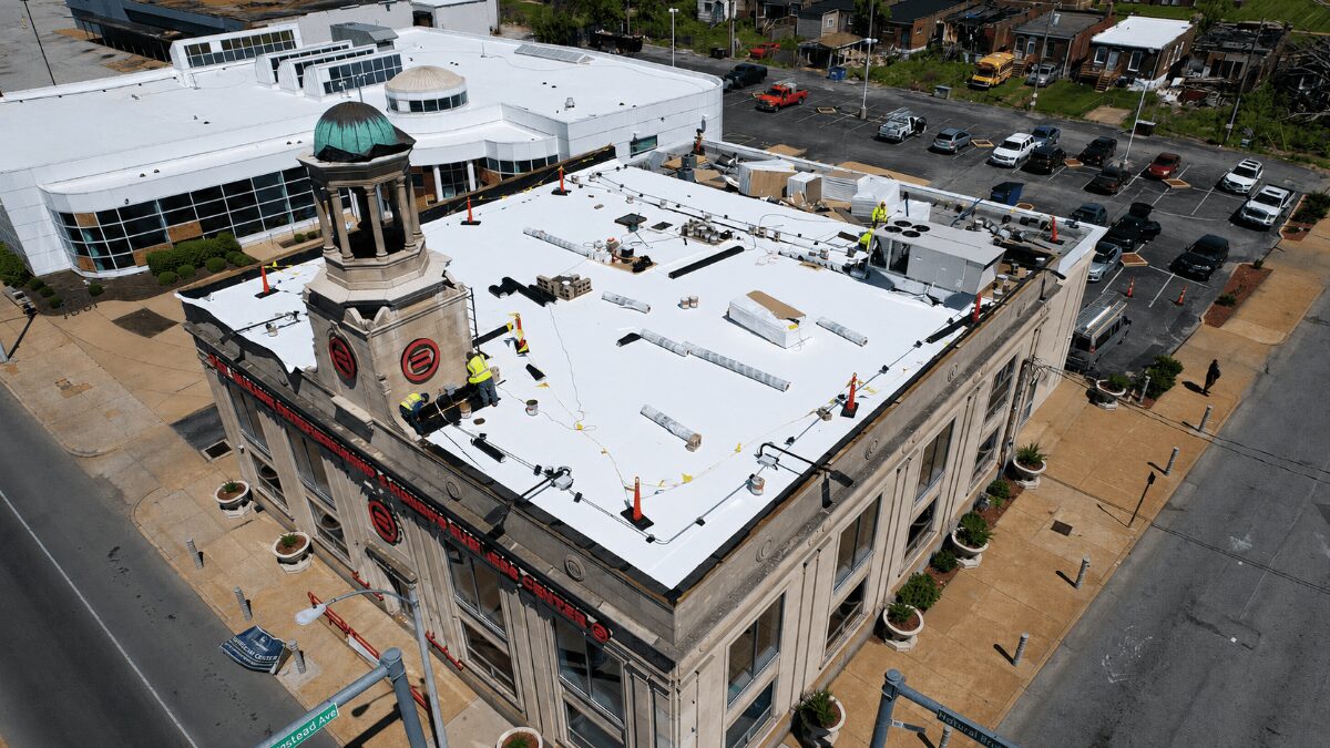 Commercial TPO Roof Installation Urban League