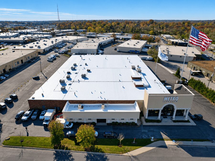 Metro Lighting Commercial Roof After