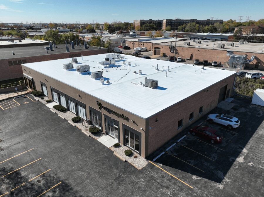 Vegan Copacker Commercial Roof After